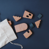 GREECE IN A BAG: SANTORINI / Wooden blocks